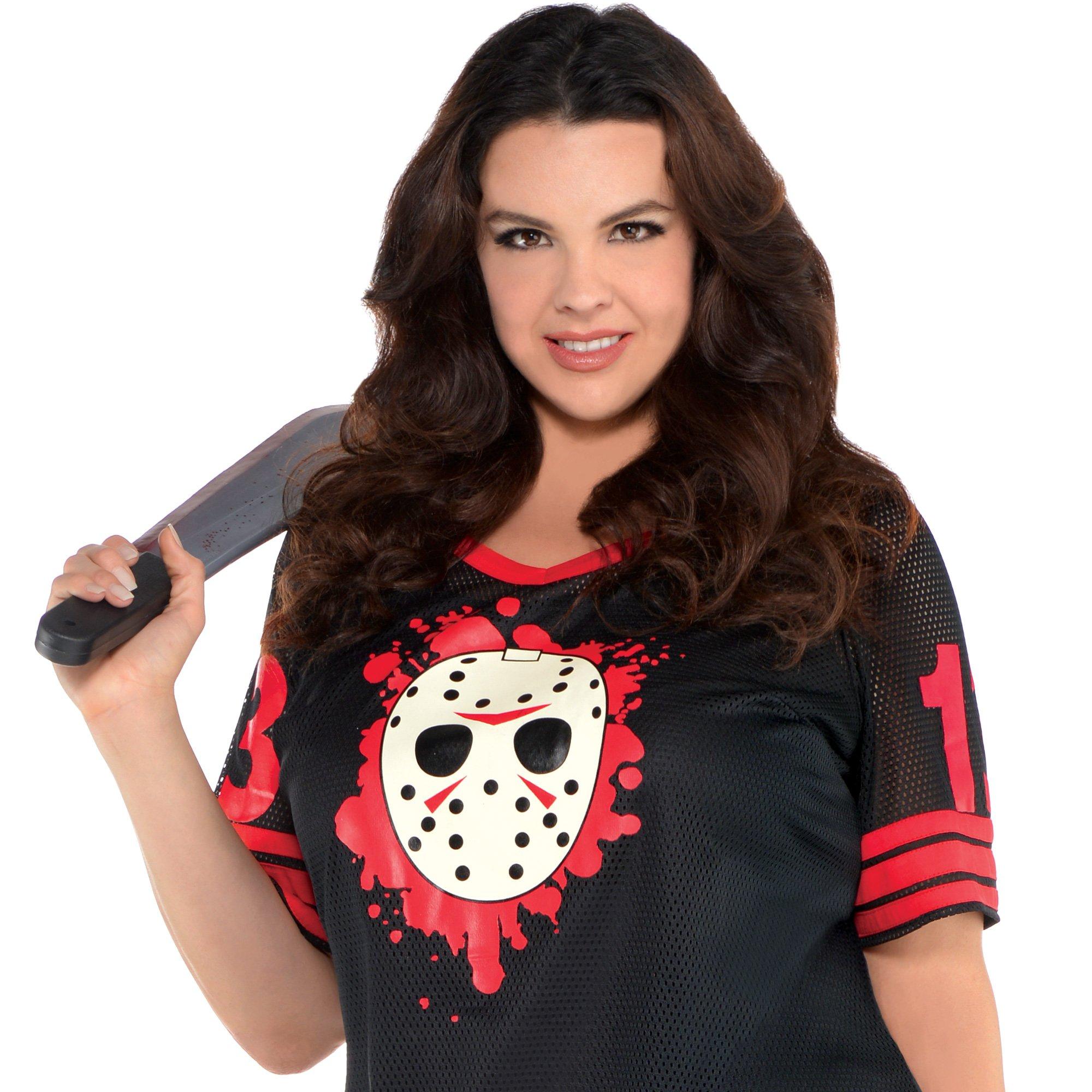 Adult Miss Voorhees Costume Plus Size - Friday the 13th