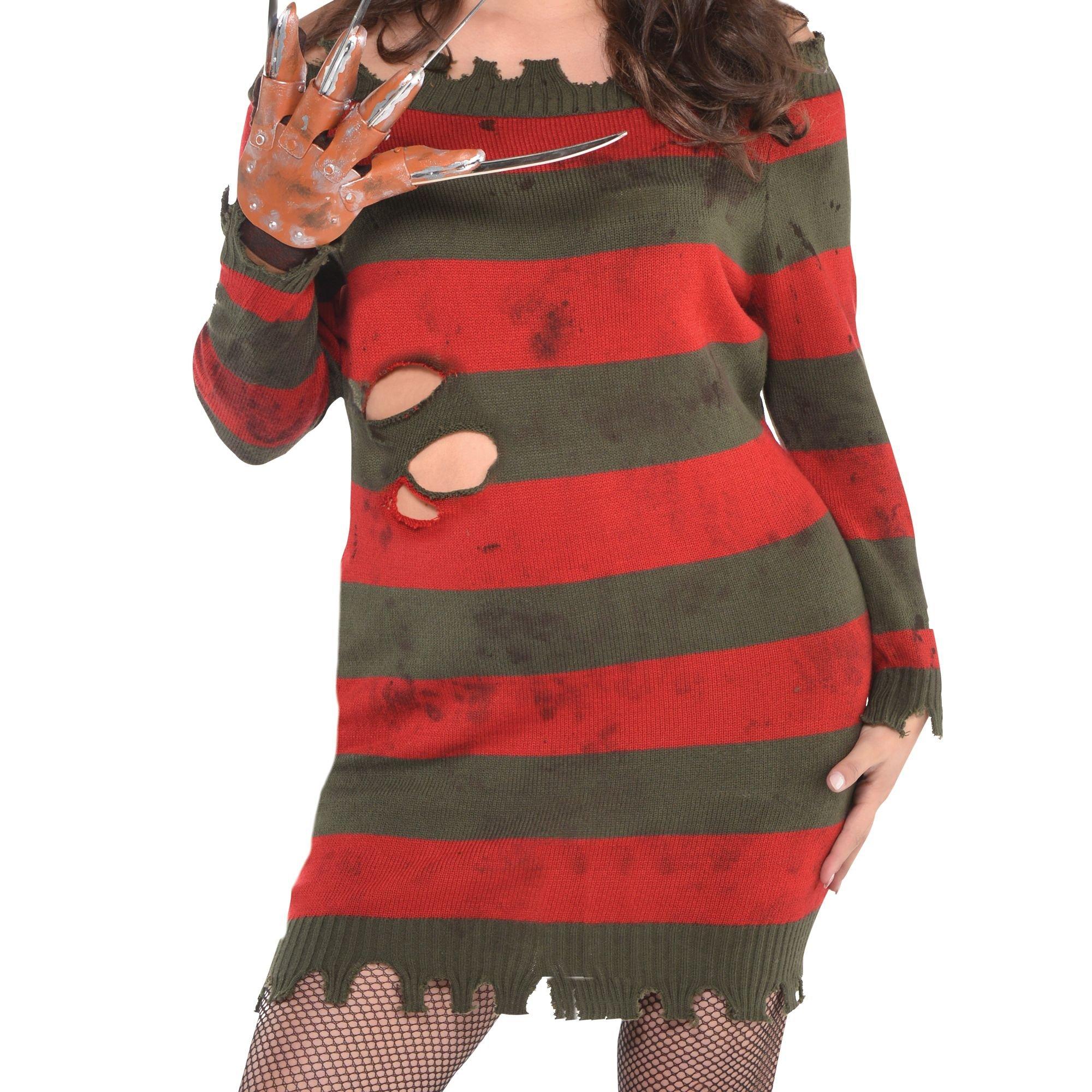 Plus size 2025 freddy krueger dress