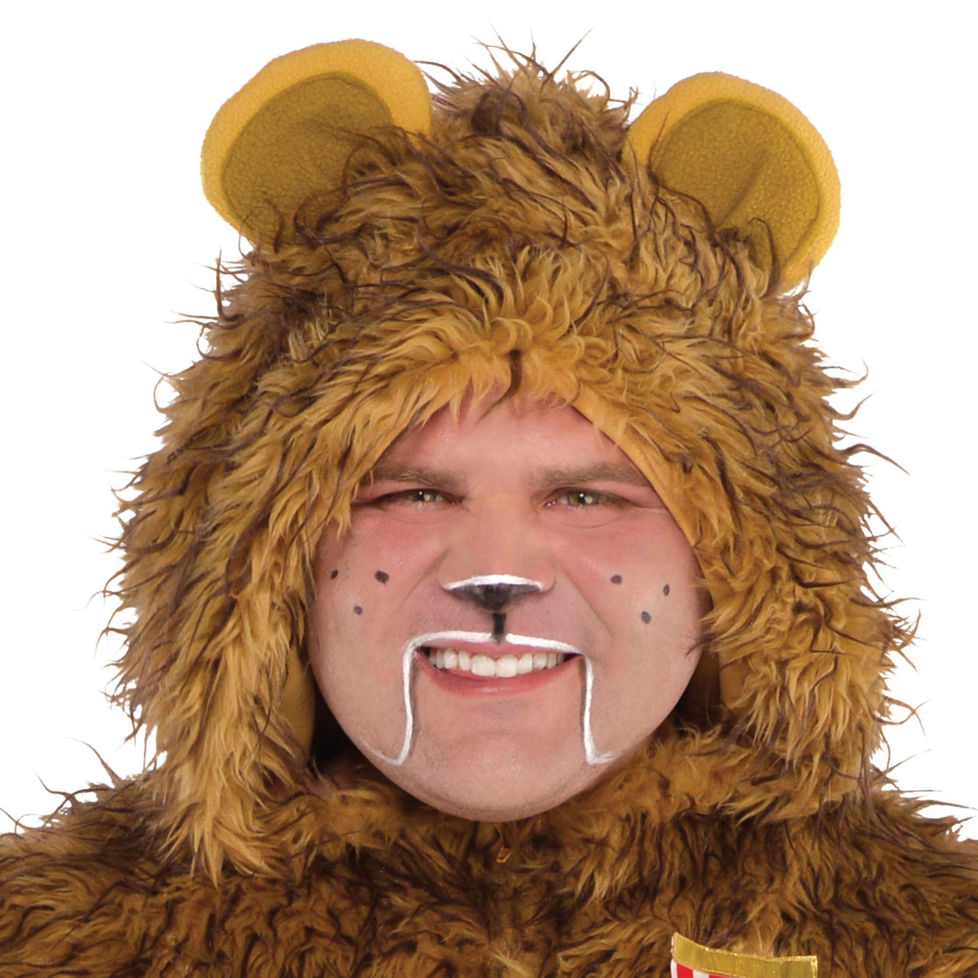 Adult Zipster Cowardly Lion One Piece Costume Plus Size The Wizard Of Oz Party City