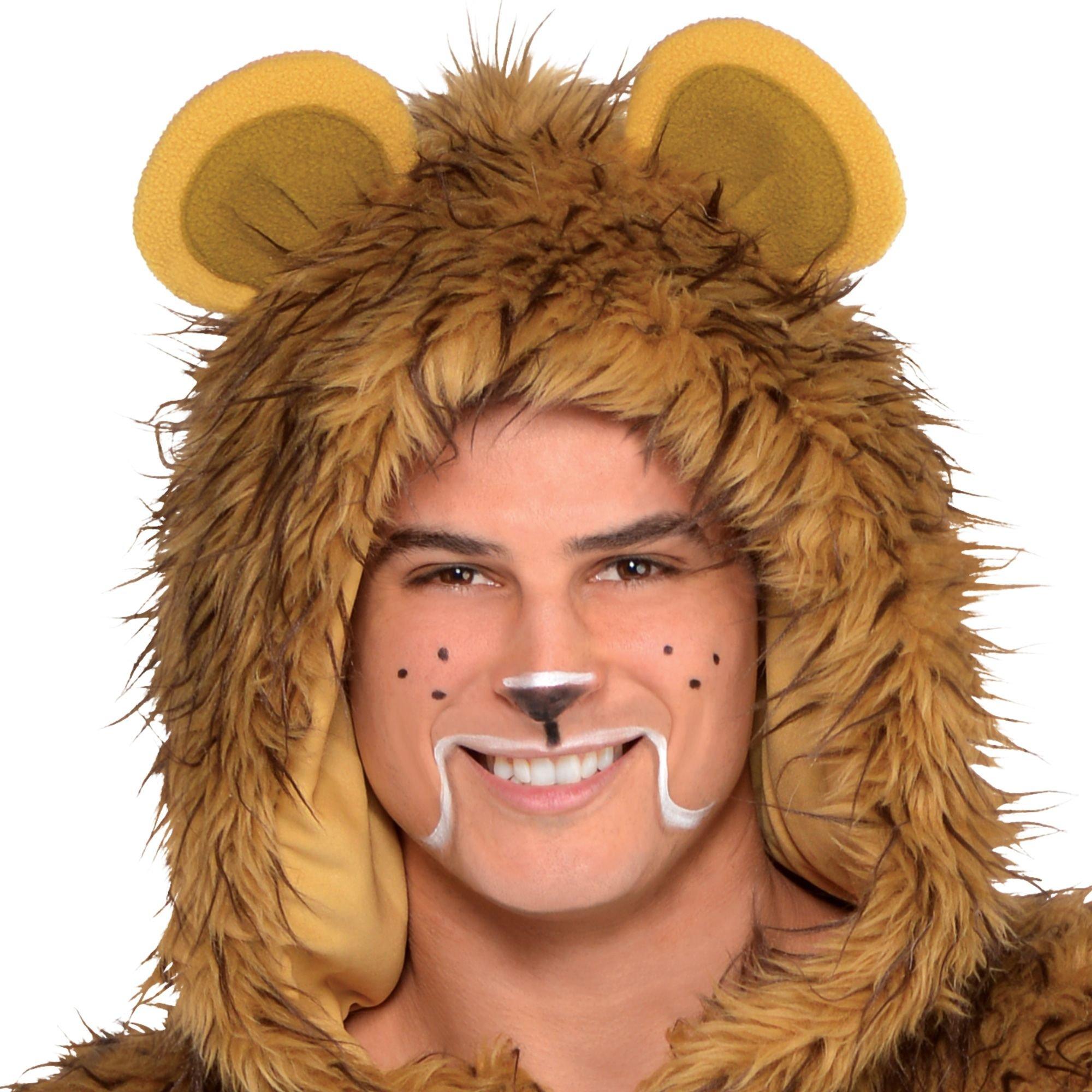 Adult Zipster Cowardly Lion One Piece Costume The Wizard Of Oz Party City