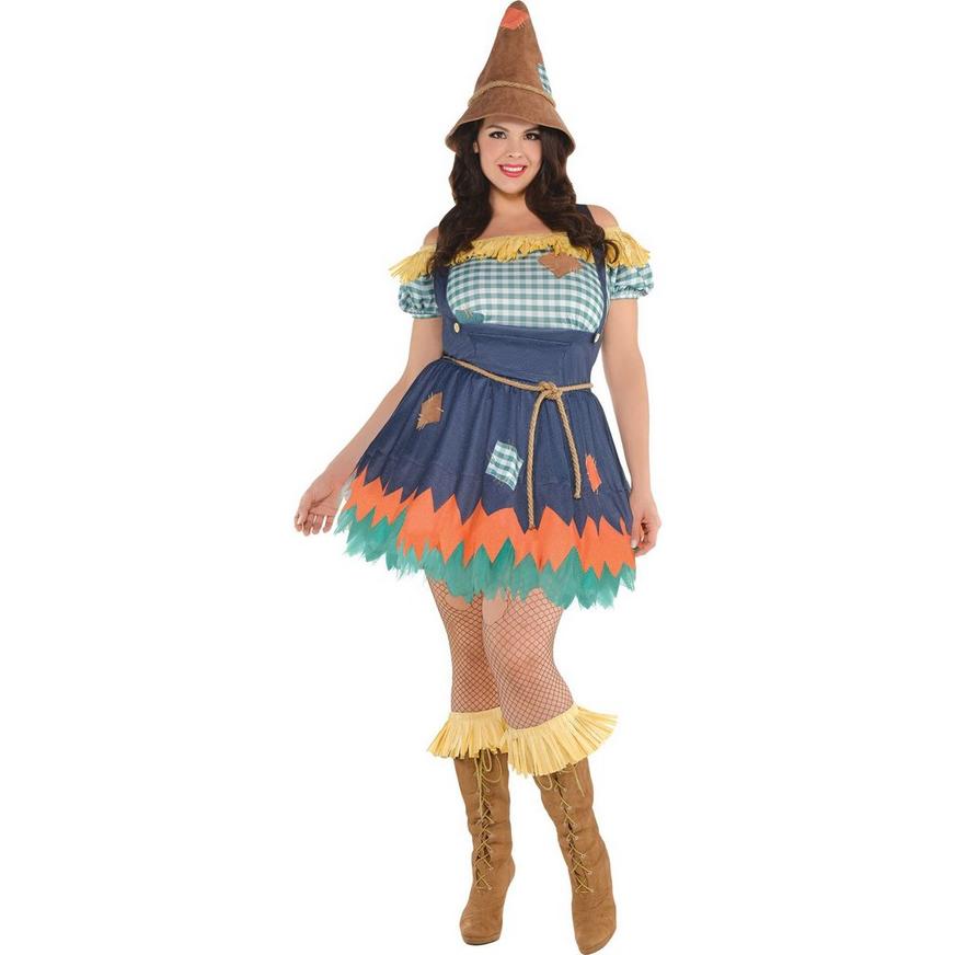 Adult Scarecrow Costume Plus Size - The Wizard of Oz
