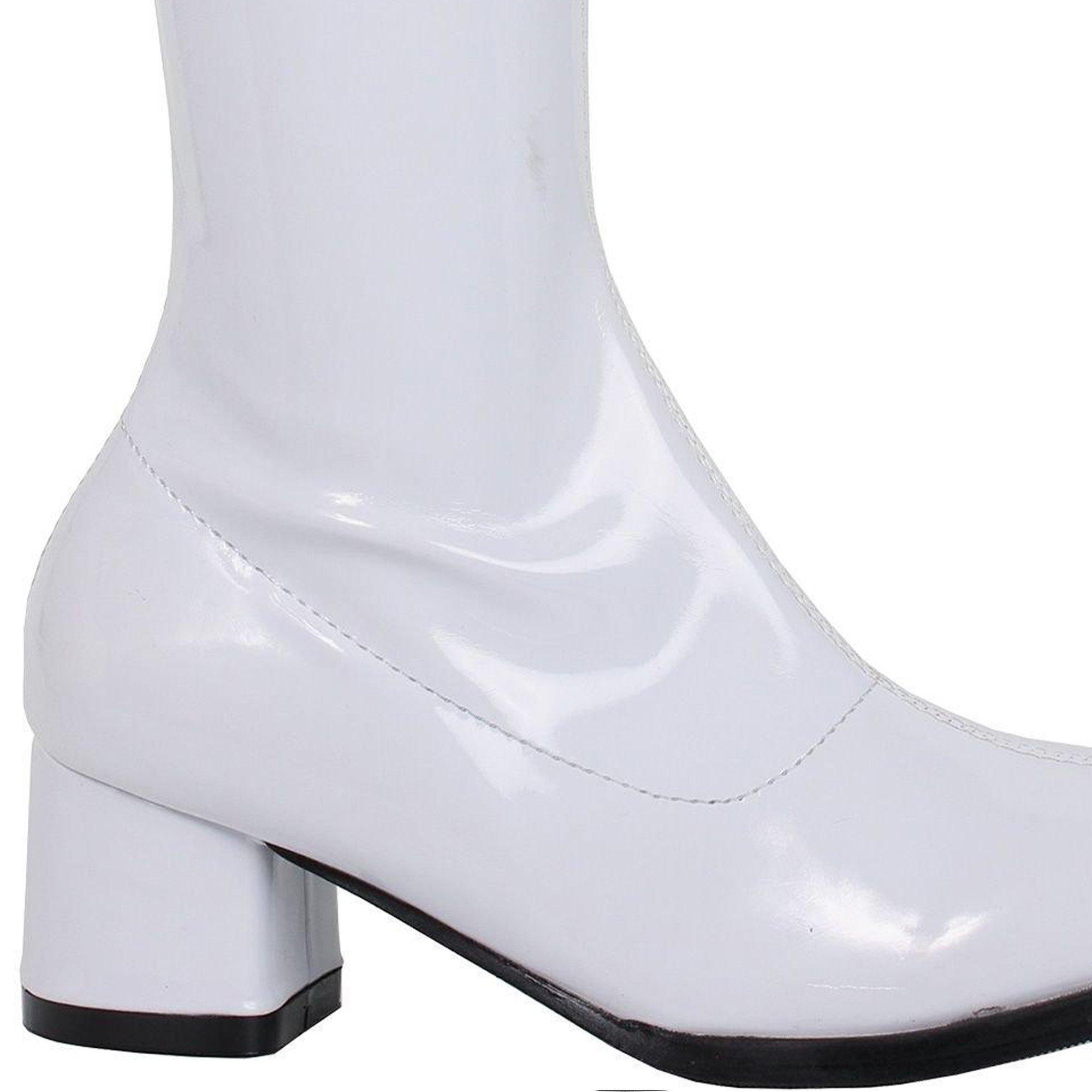 Kids' White Dora Go-Go Boots