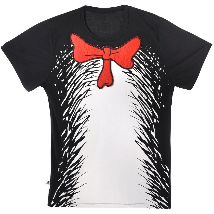 Reproduce Identity Excavation Adult Cat in the Hat T-Shirt - Dr. Seuss | Party City