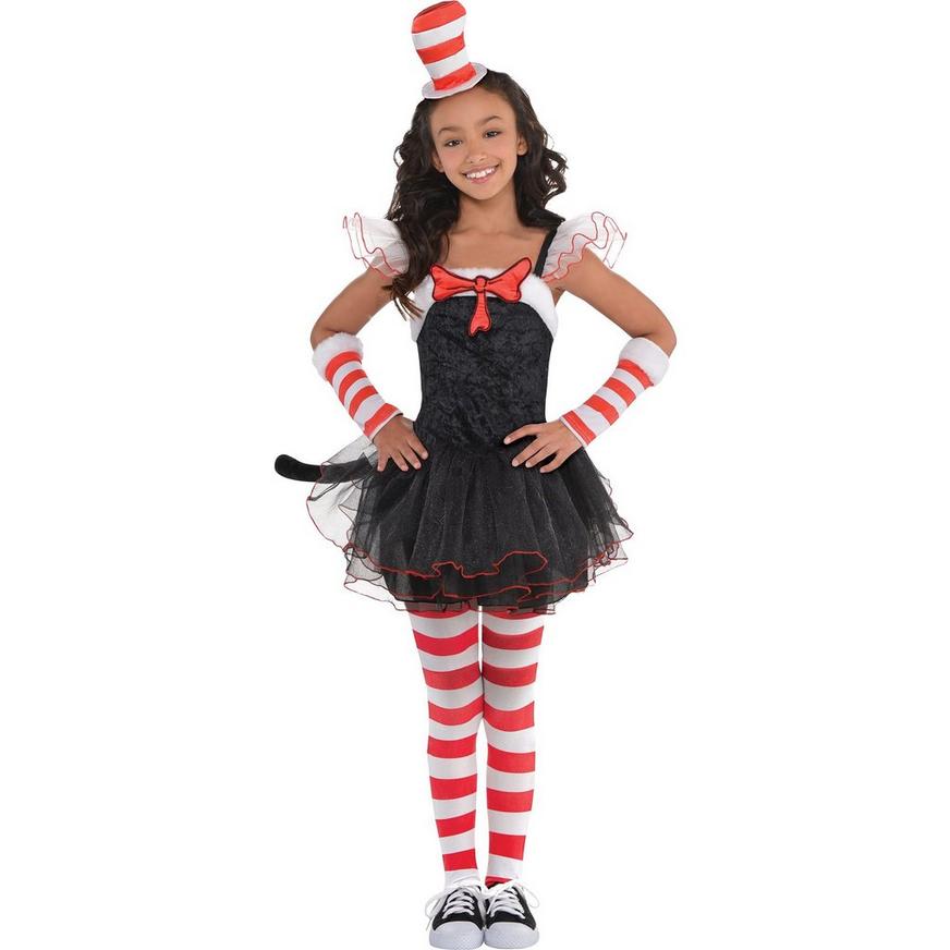 Forward Country sunrise Girls Cat in the Hat Tutu Costume - Dr. Seuss | Party City