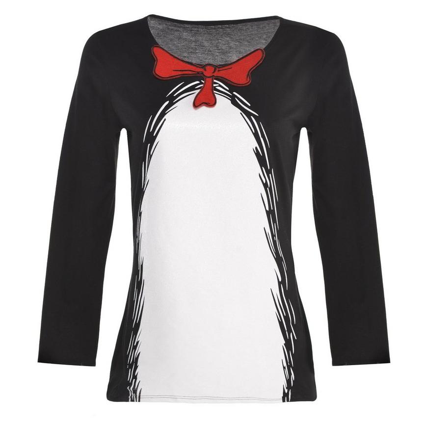Adult Cat in the Hat Long-Sleeve Shirt - Dr. Seuss