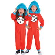Toddler Thing 1 & Thing 2 One Piece Costume - Dr. Seuss