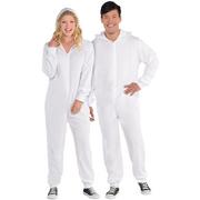 Adult Zipster White One Piece Costume