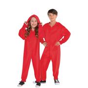Child Zipster Red One Piece Costume