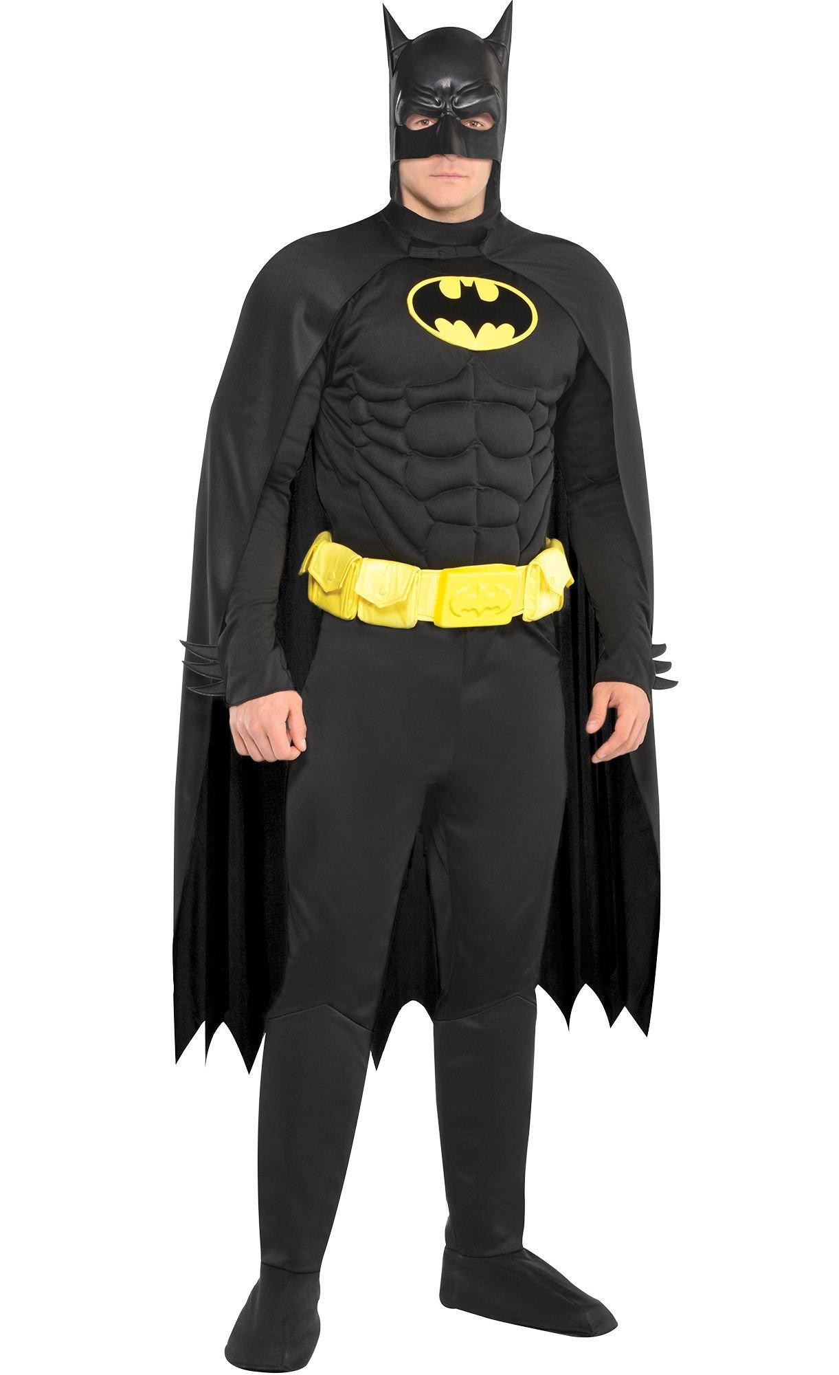 Zeug Verspreiding Manuscript Adult Batman Muscle Costume | Party City