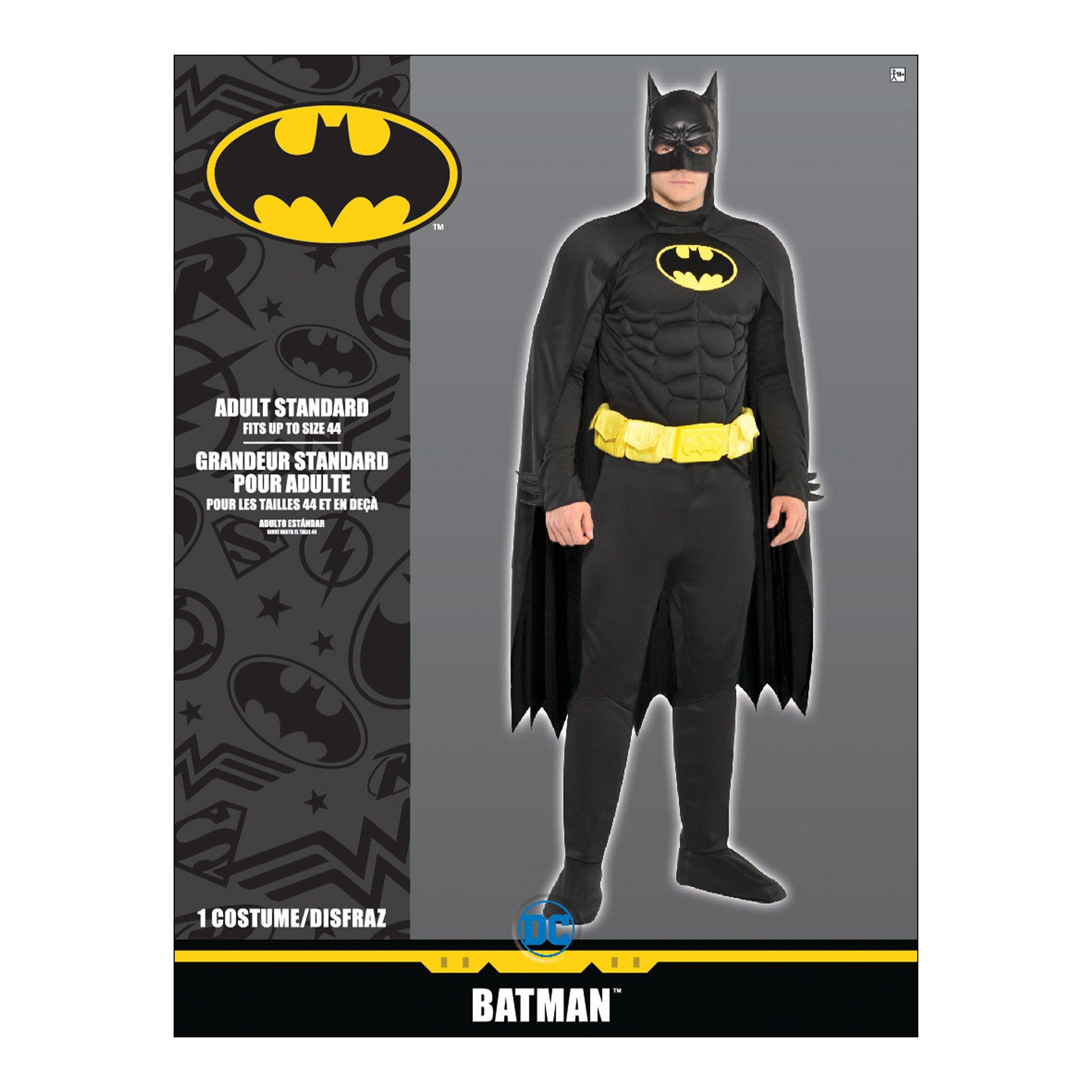 PartyCity Adult Batman Muscle Costume | Hamilton Place