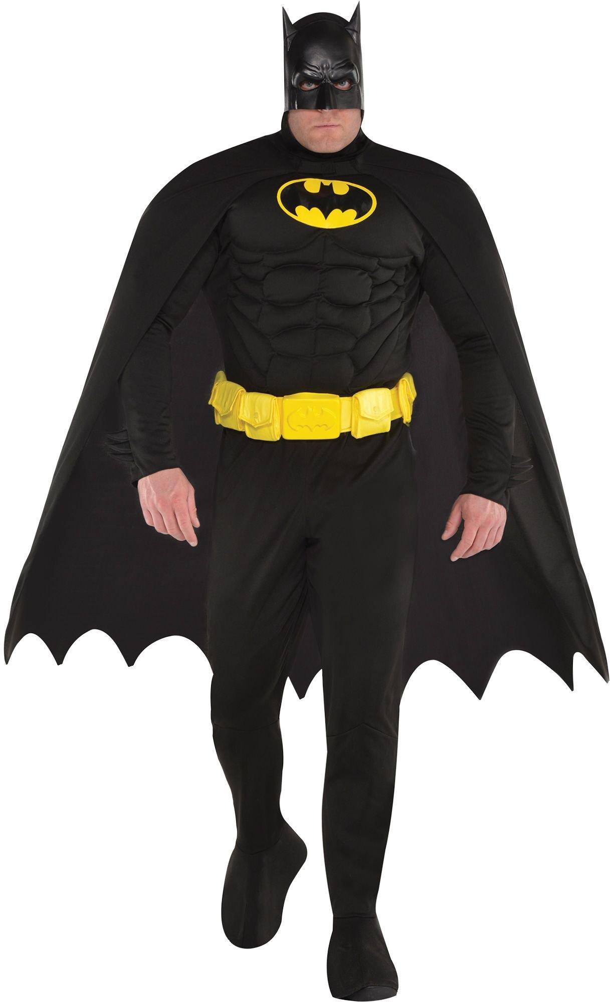 Adult Batman Muscle Costume Plus Size