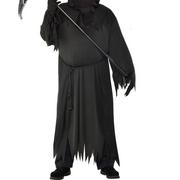 Mens Light-Up Glaring Grim Reaper Costume Plus Size