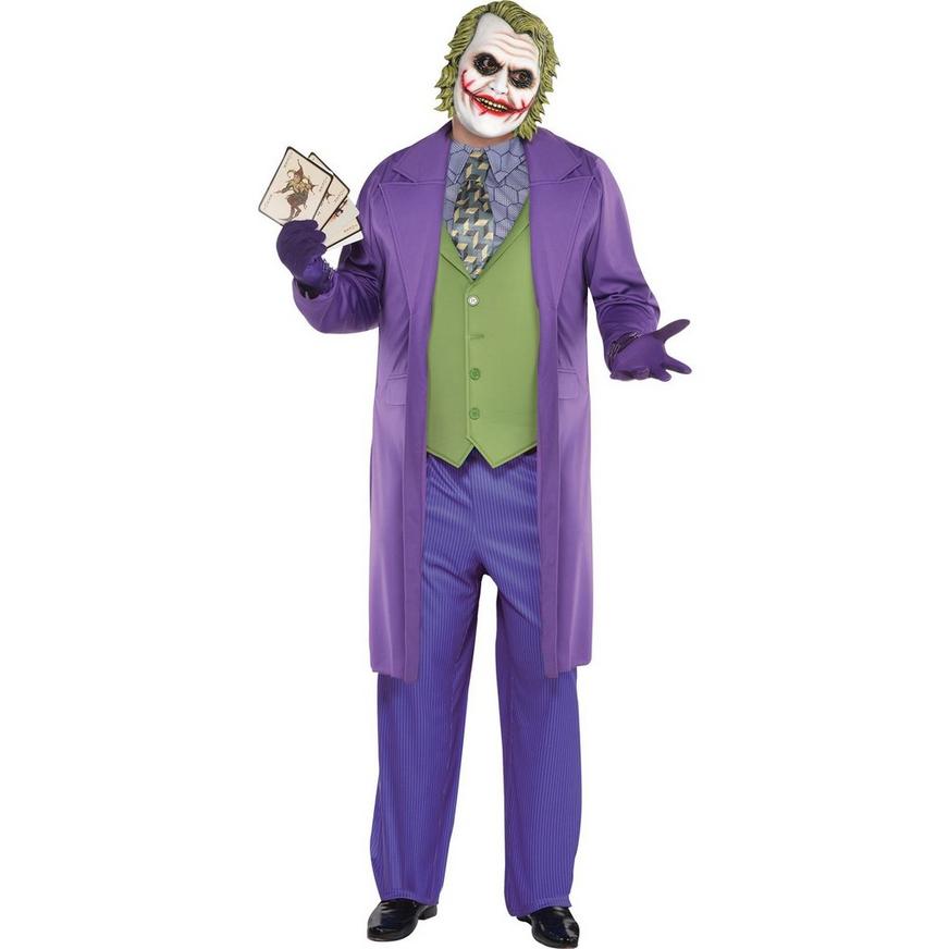 Adult Joker Costume Plus Size - The Dark Knight