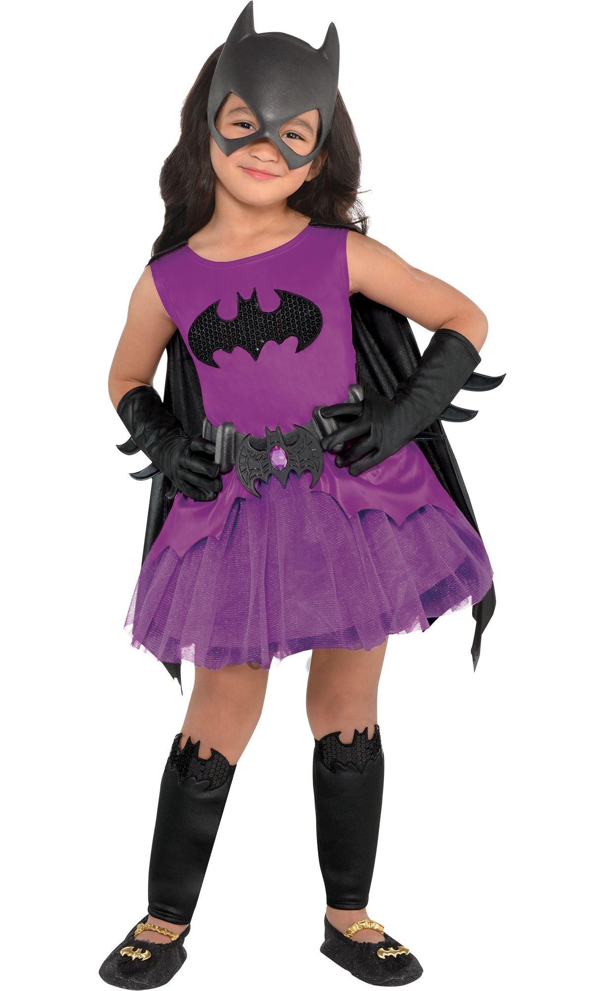 Toddler Girls Purple Batgirl Costume - Batman