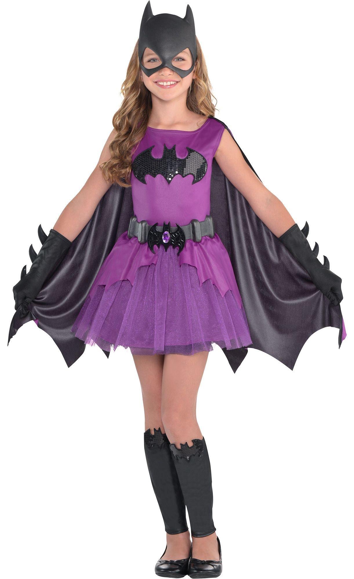 Girls Purple Batgirl Costume - Batman | Party City