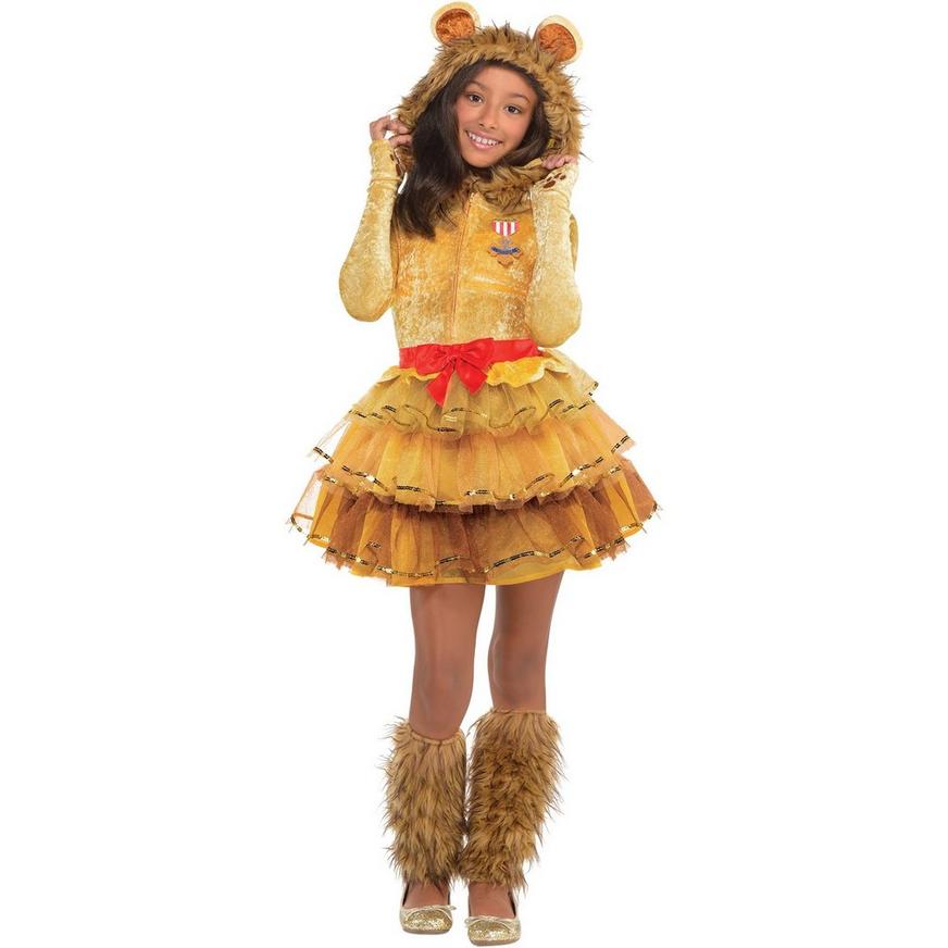 Girls Cowardly Lion Costume - Wizard of Oz