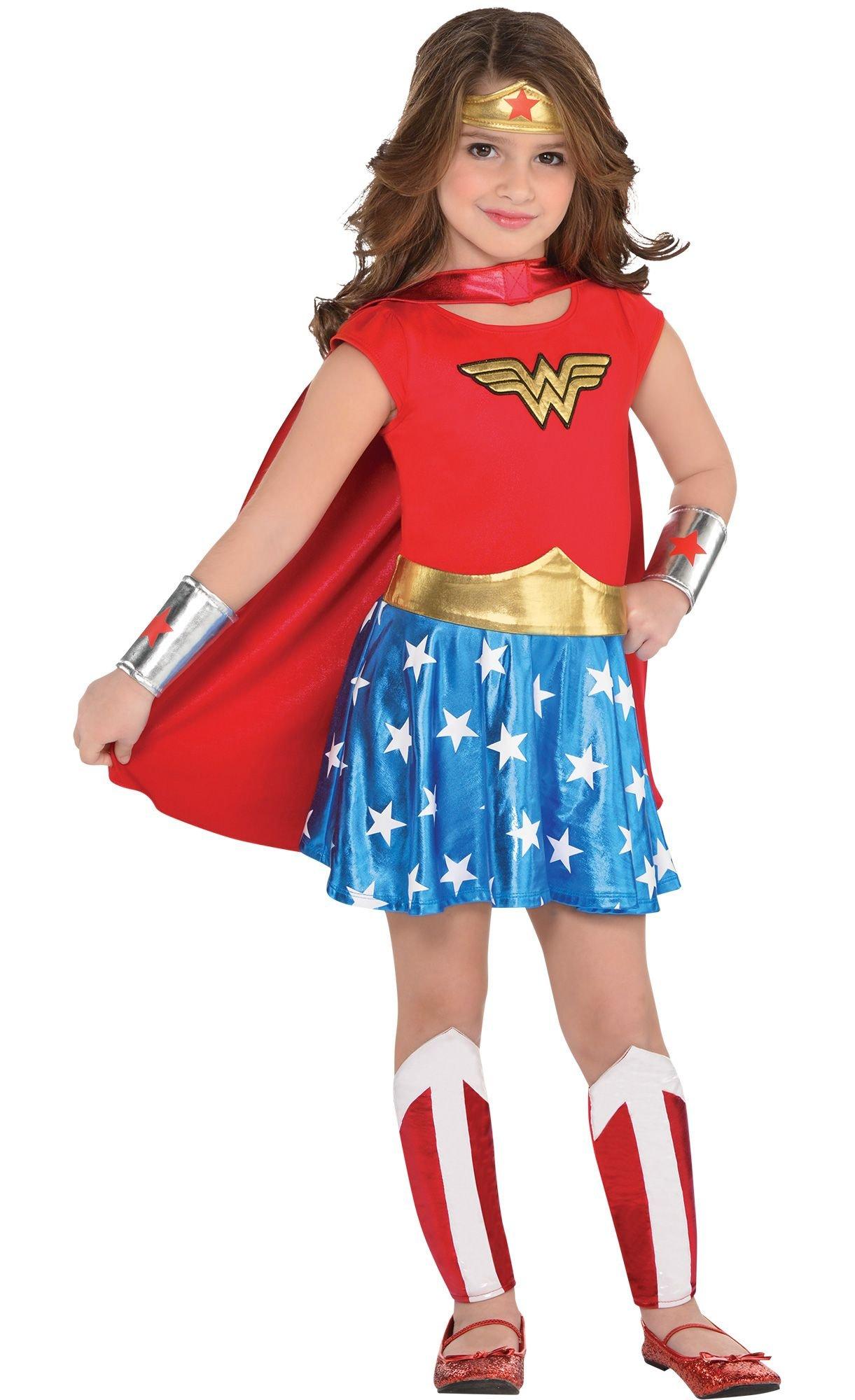 munching frugter London Toddlers' Wonder Woman Deluxe Costume | Party City