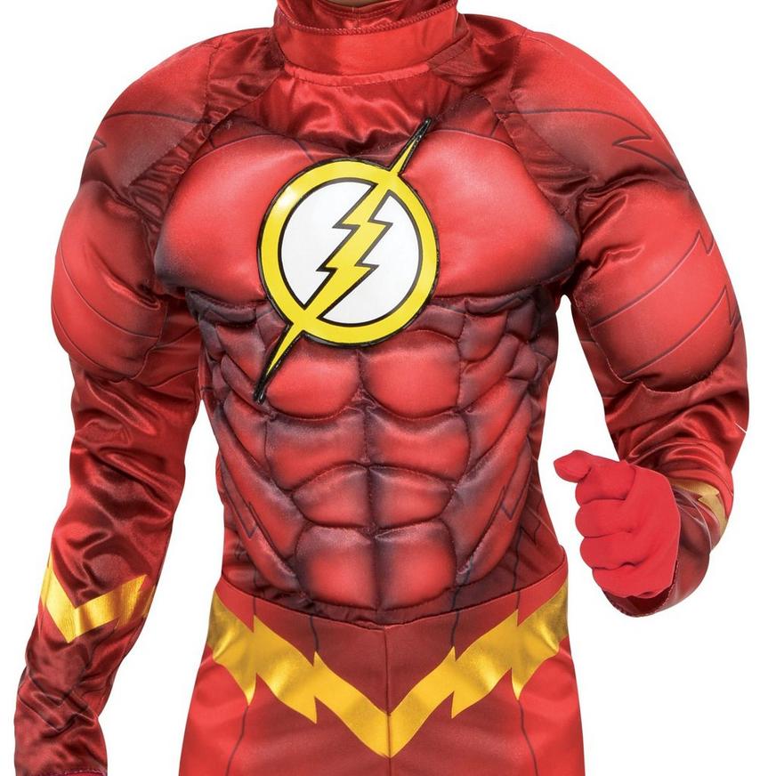 Boys The Flash Muscle Costume - DC Comics New 52