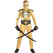 Boys Gold Fighter Ninja Costume