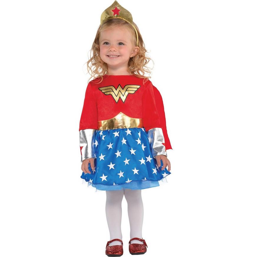 Baby Girl Kids Child Wonder Woman Superhero Cosplay Costume Dress Bithday Party 