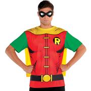 Adult Robin T-Shirt with Cape - Batman