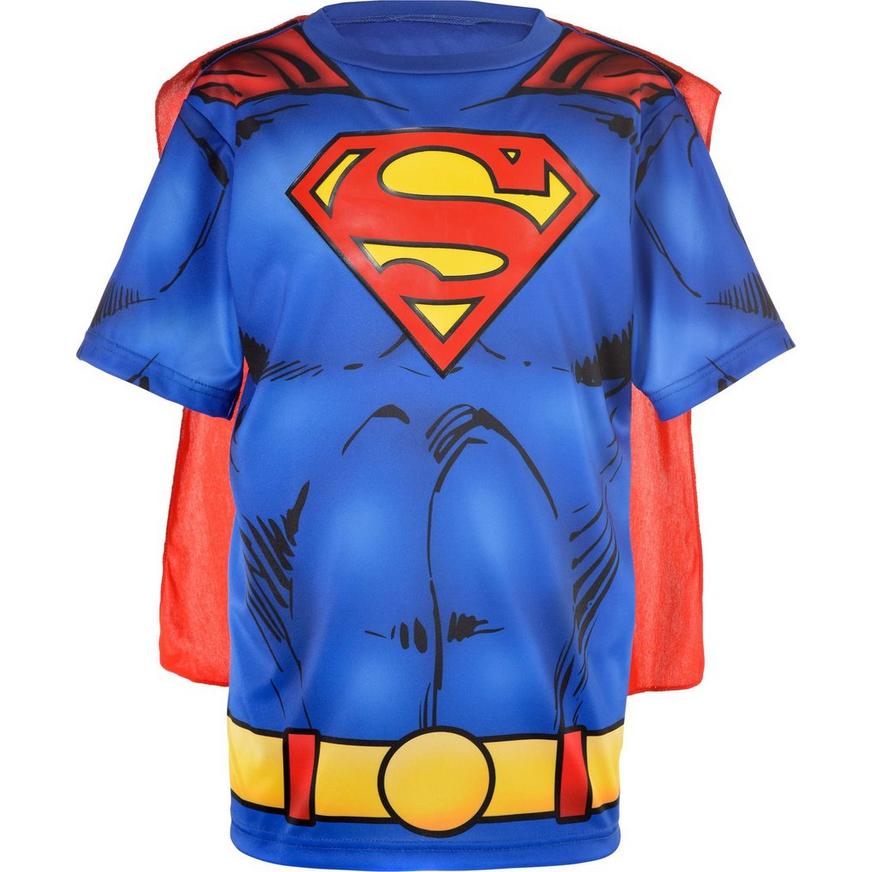 Child Superman T-Shirt with Cape