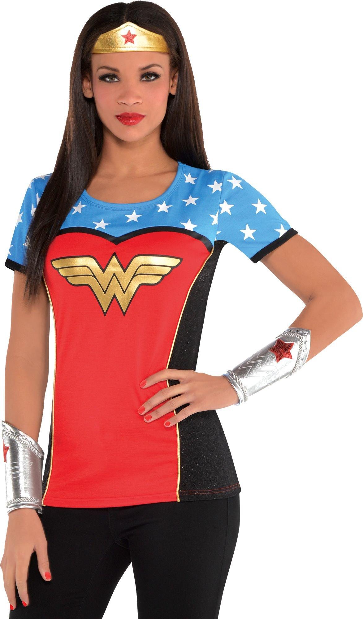 Adult Wonder Woman T Shirt Party City