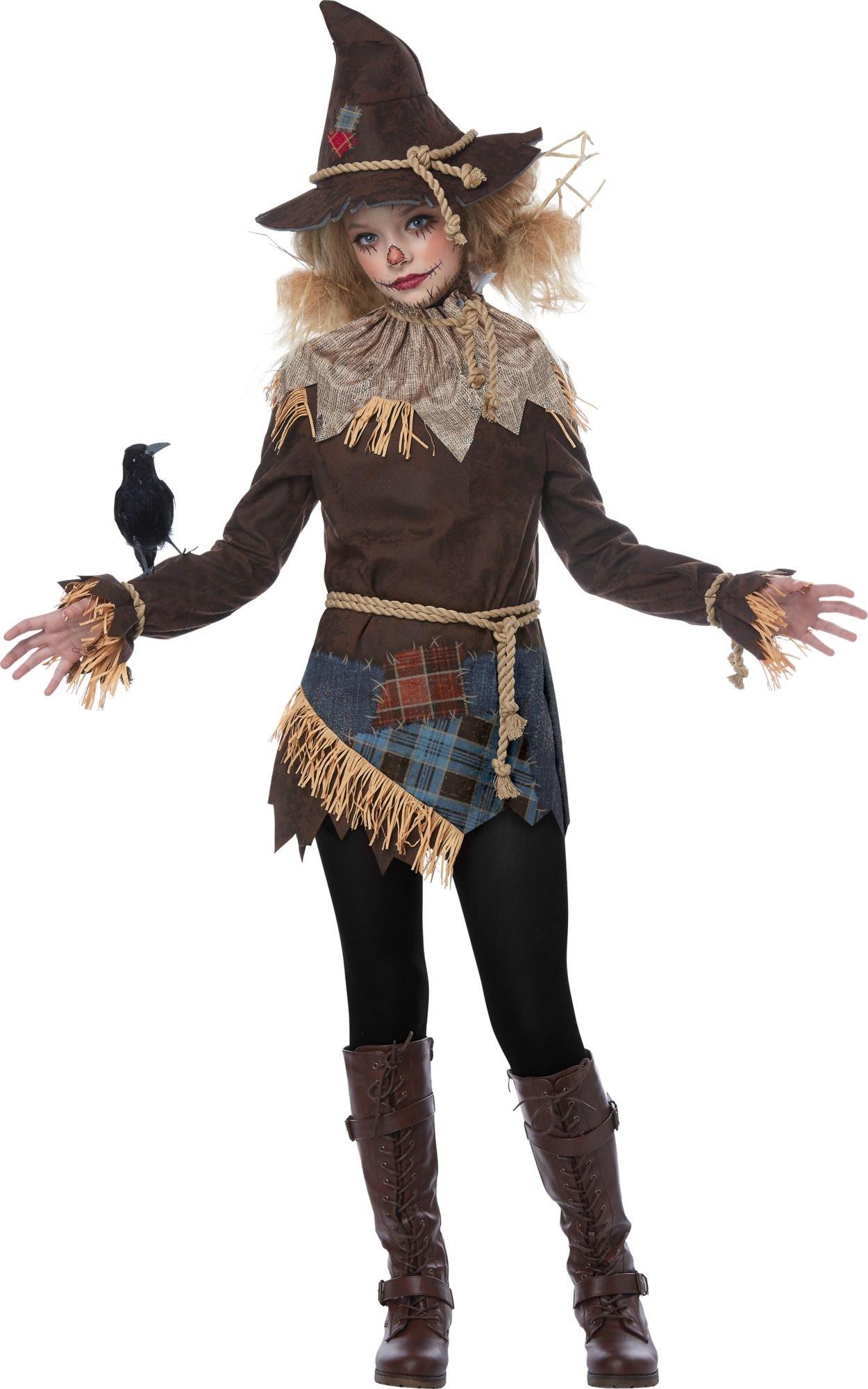 Girls Creepy Scarecrow Costume | Party City