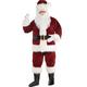 Adult Dark Red Santa Suit