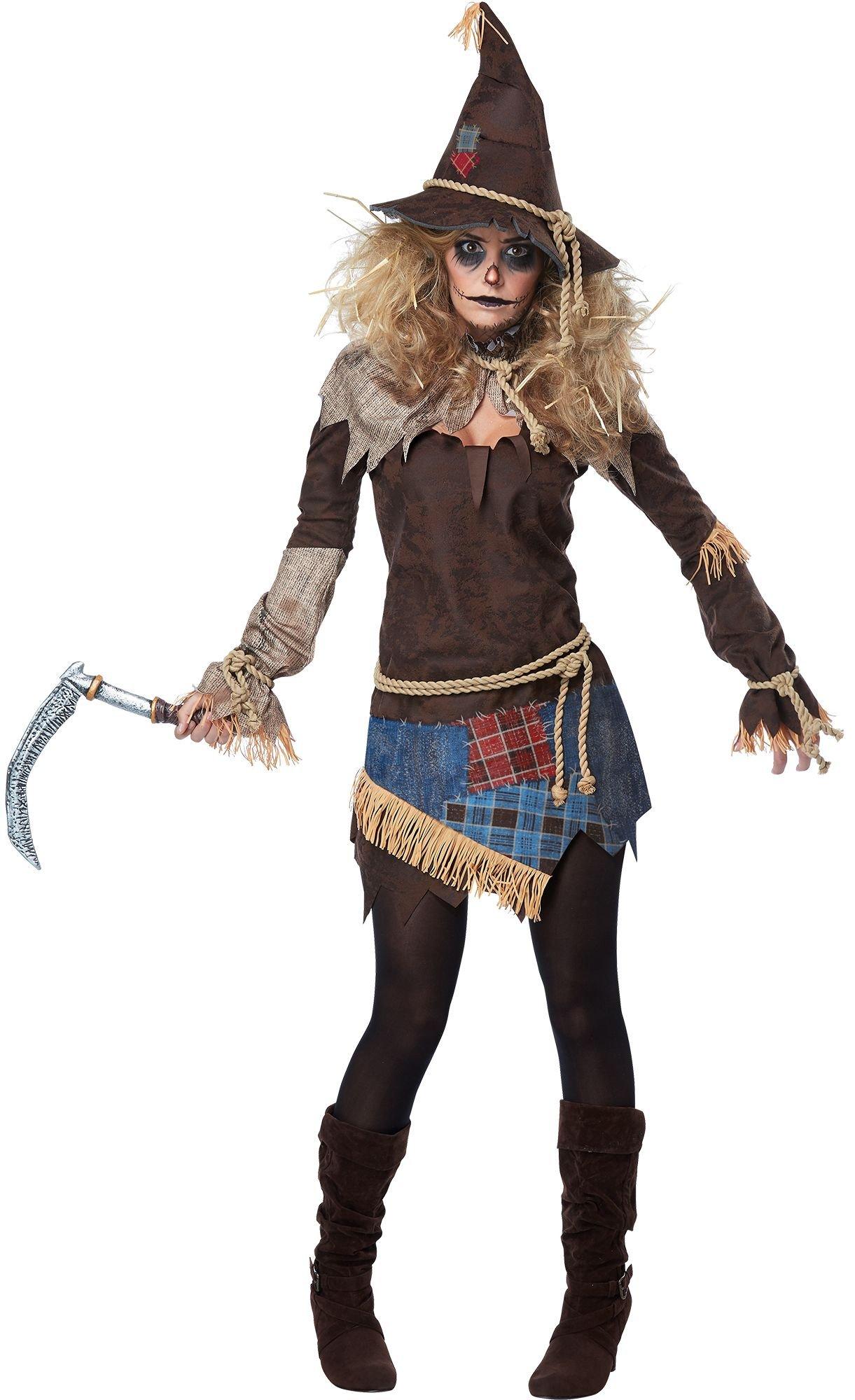 Womens Creepy Scarecrow Costume