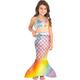 Girls Rainbow Mermaid Costume
