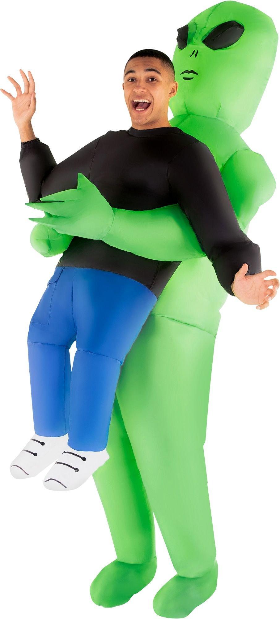 Inflatable Alien Costume, Alien Holding Person Costume, Blow up Costume