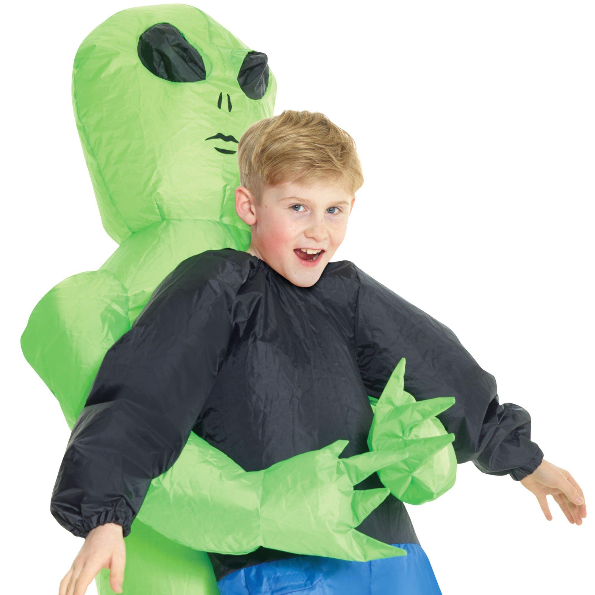 Kids Wavy Arms Alien Inflatable Costume
