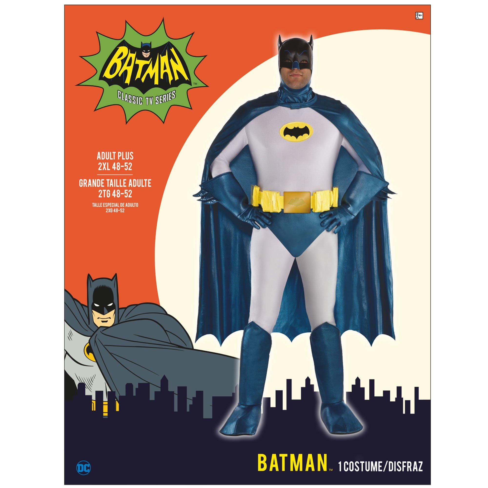 Mens Classic Batman Costume Plus Size