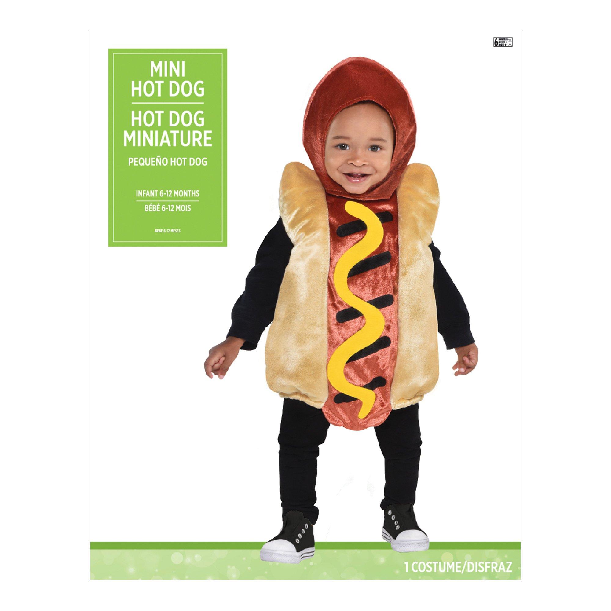 Baby hot dog costume 12 months best sale