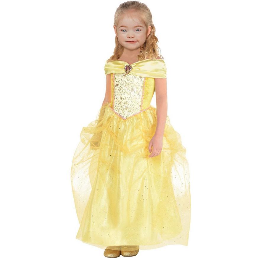 Ladies Beauty and the Beast Princess Belle Costume Party Gown Fancy Dress 