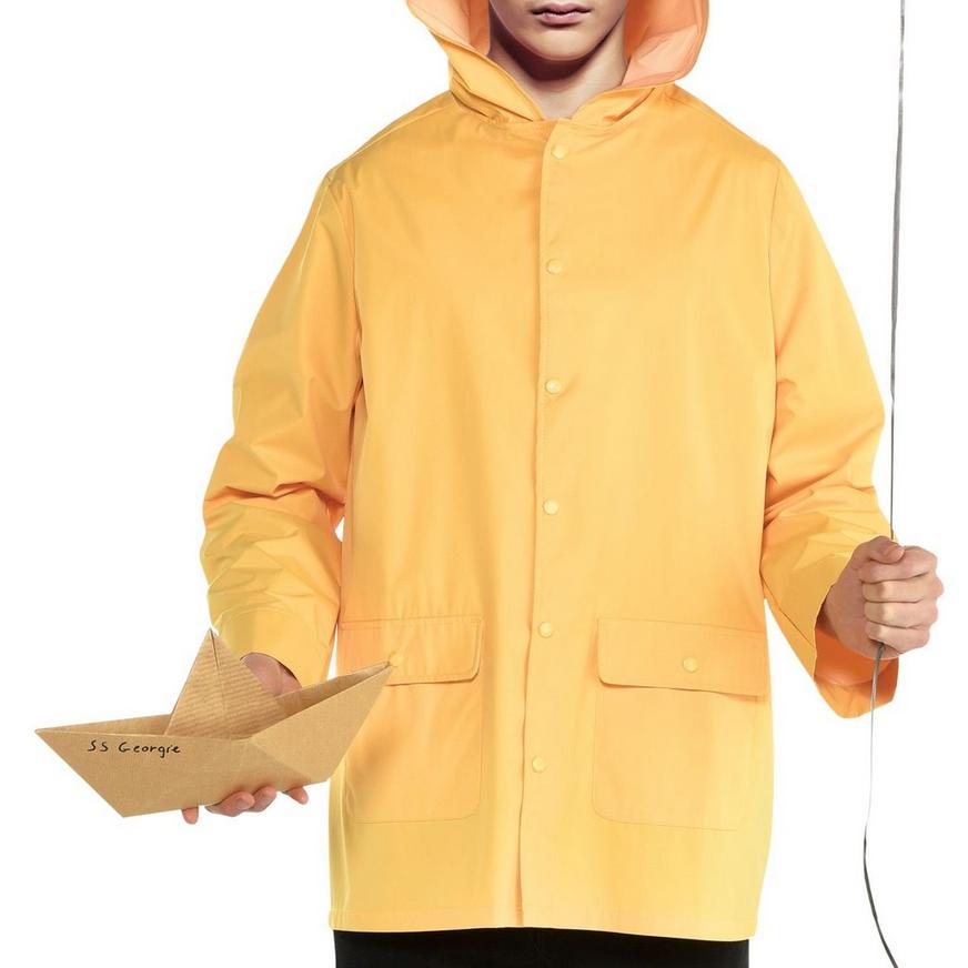 Rubies IT Movie Georgie Scary Horror Raincoat Adult Halloween Costume 700026