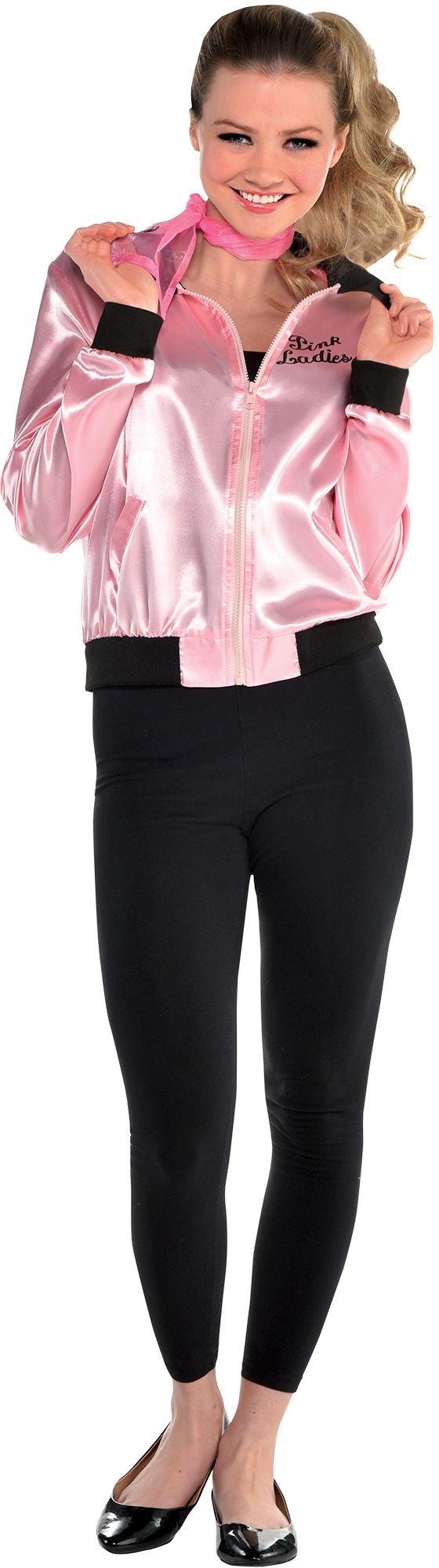 Pink ladies satin clearance jacket