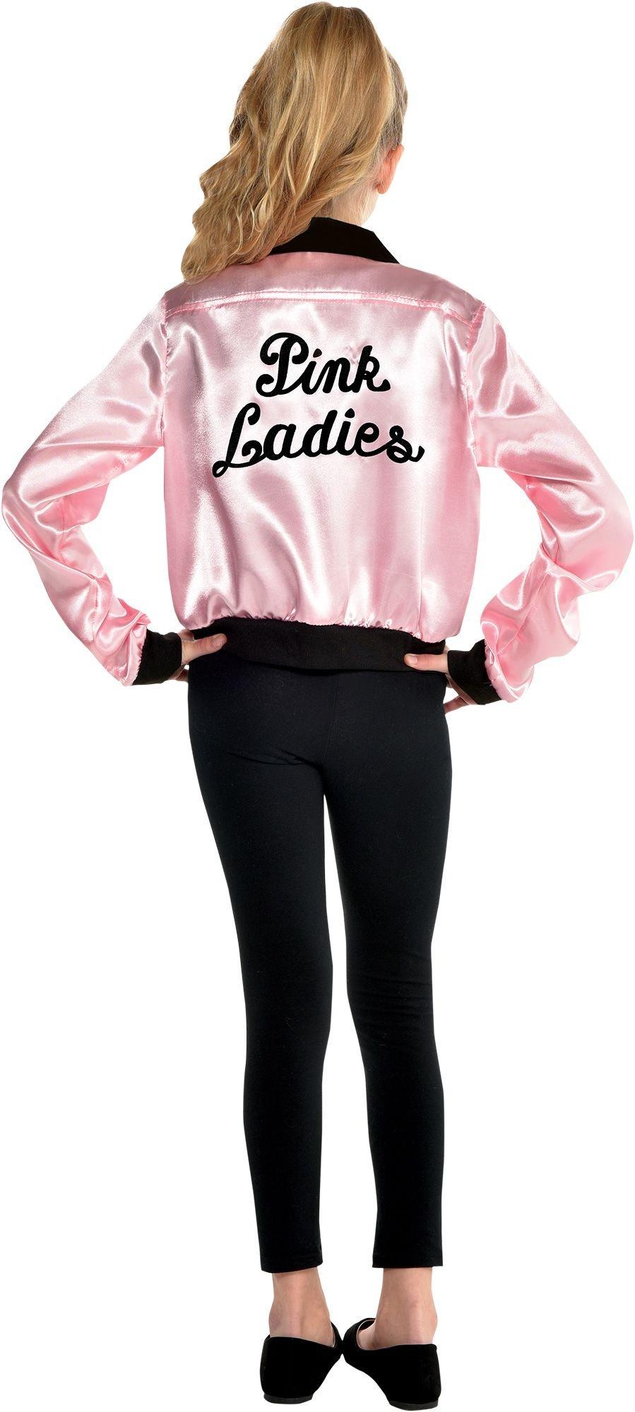 Girls Pink Ladies Jacket - Grease | Party City