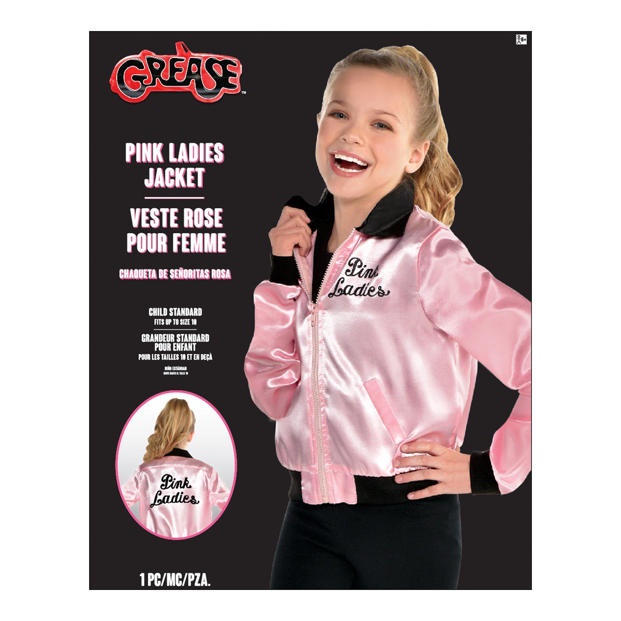 Girls Pink Ladies Jacket - Grease