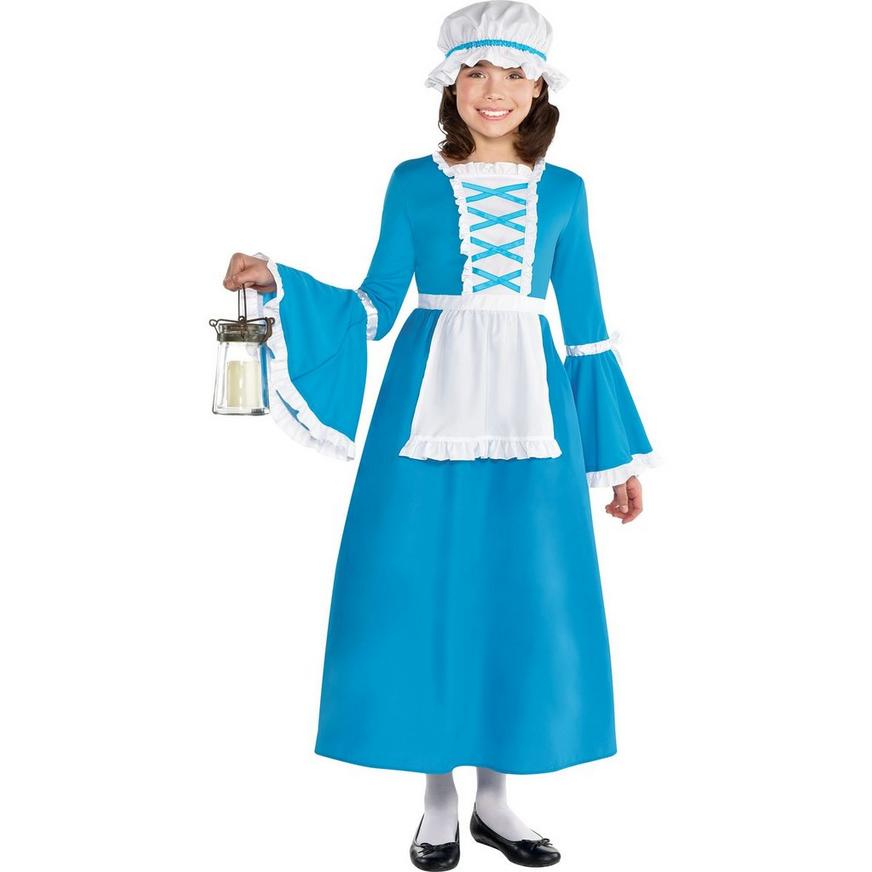 Girls Colonial Costume Accessory Kit