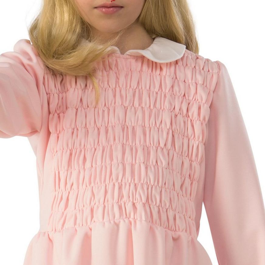 Girls Eleven Pink Dress Costume - Stranger Things