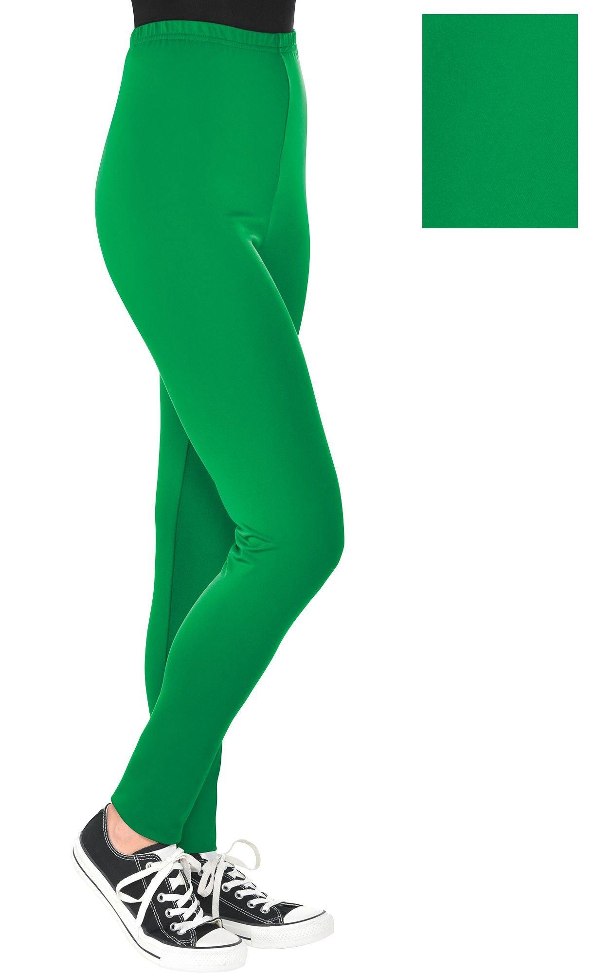 green leggings womens