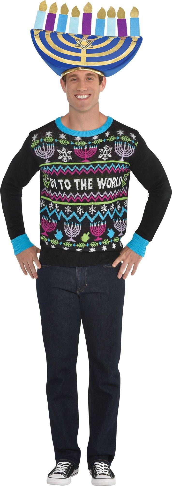 Oy to the World Ugly Hanukkah Sweater