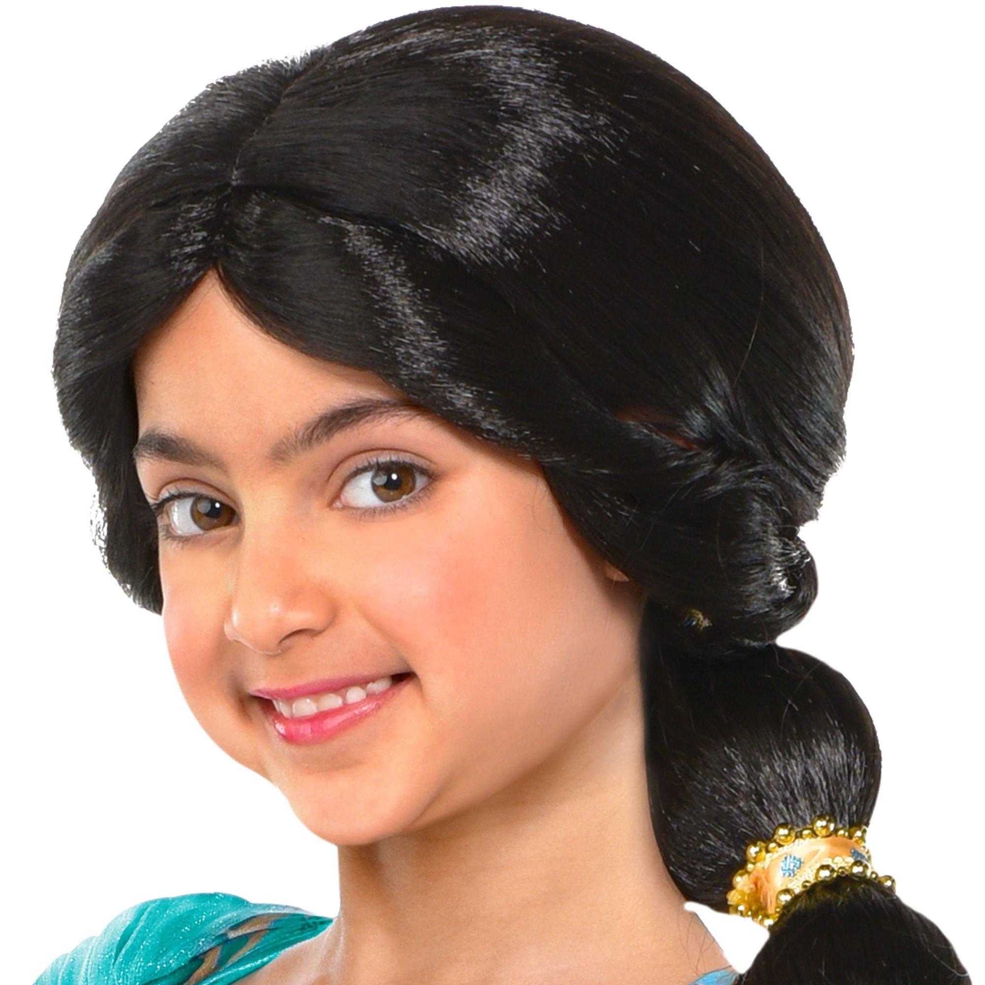 Party City Aladdin Jasmine Whole New World Costume for Children Size Small Features A Peacock Jumpsuit with A Cape