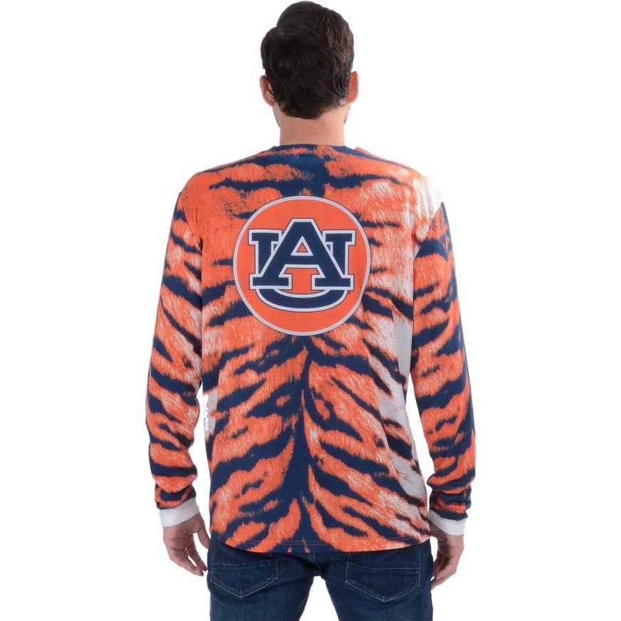 Mens Auburn Tigers Skin Suit Long-Sleeve Shirt