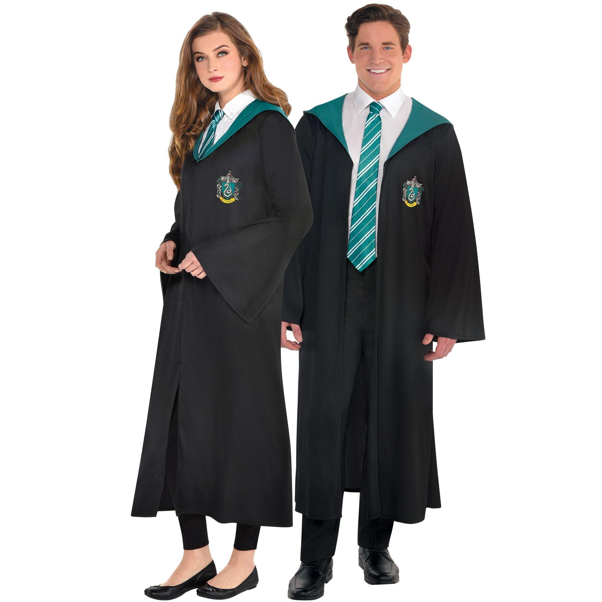 Adult Plus Size Harry Potter Deluxe Slytherin Costume Robe