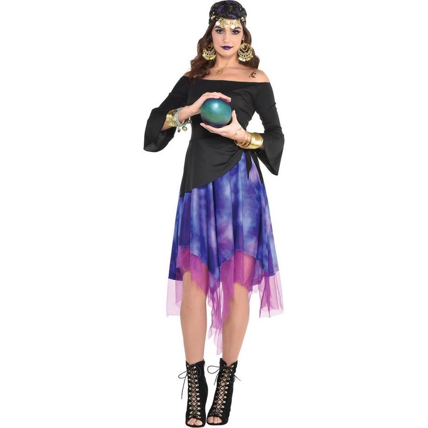 Adult Fortune Teller High-Low Dress