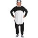 Adult Zipster Panda One Piece Costume Plus Size