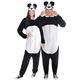 Adult Zipster Panda One Piece Costume